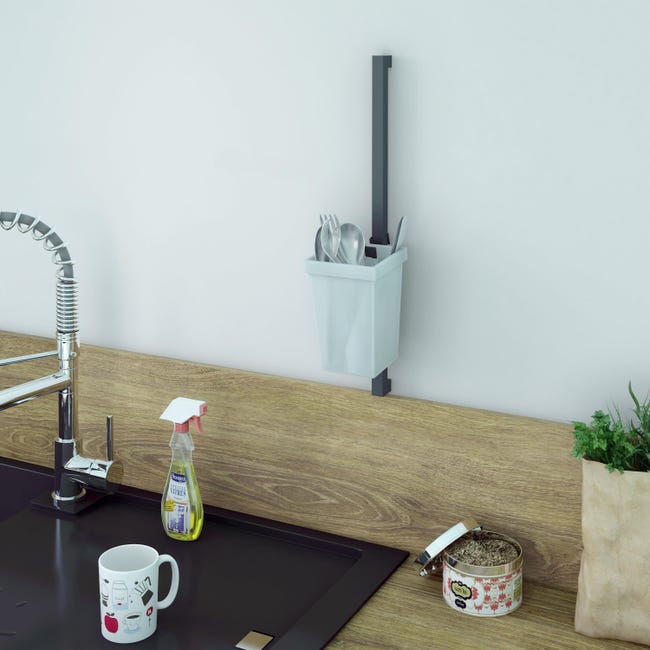 Leroymerlin Gancio Da Appendere DELINIA ID Wall In Acciaio Nero