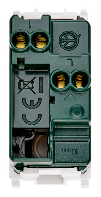 Leroymerlin Interruttore Unipolare Interruttore 1P 10AX Bianco Plana VIMAR Bianco