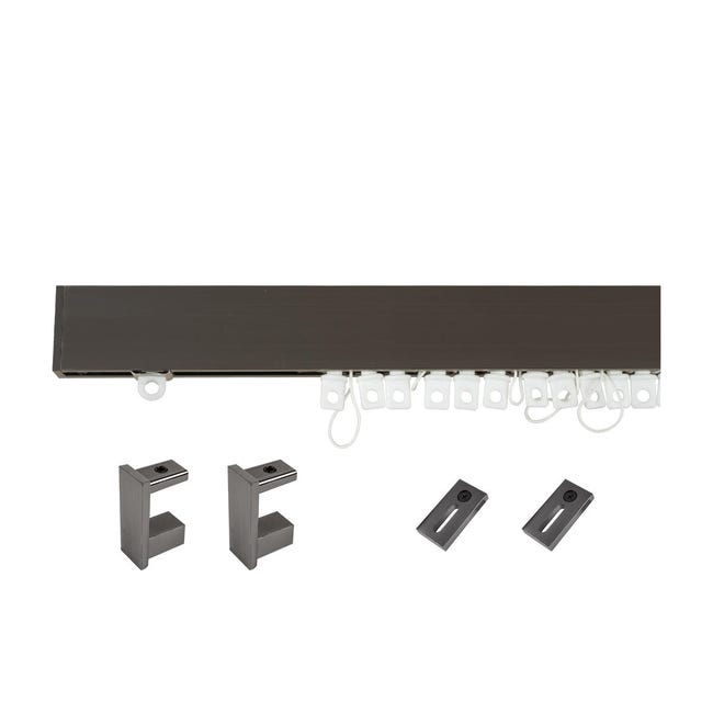 Leroymerlin Kit Per Binario Tenda Per Onda Semplice Futura Senza Corda Gun In Alluminio 200 Cm