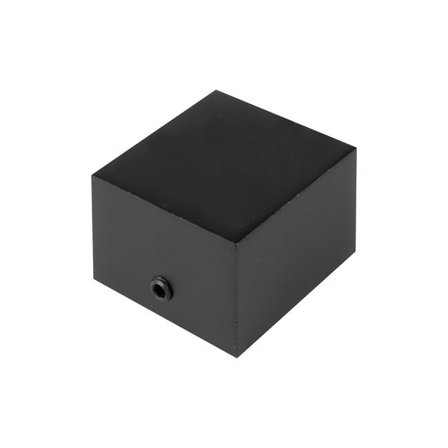 Leroymerlin Kit Per Binario Tenda Per Onda Semplice Square Senza Corda Nero In Alluminio 200 Cm