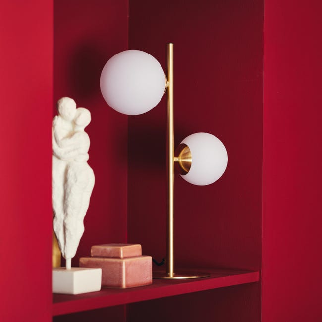 Leroymerlin Lampada Da Tavolo Glamour Callas 2xG9 INSPIRE