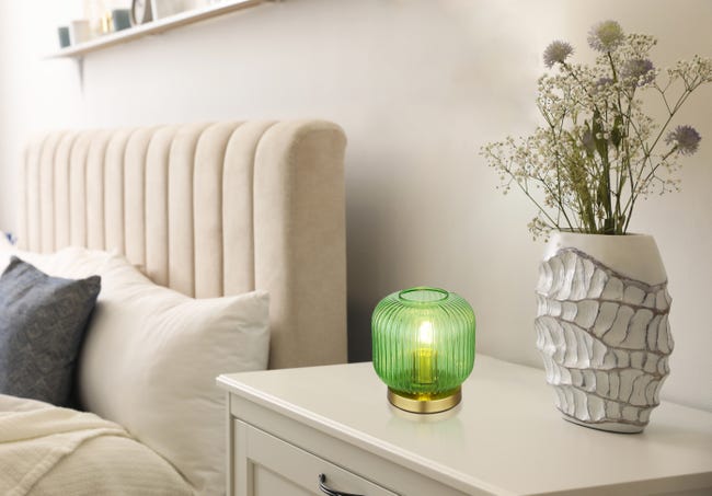 Leroymerlin Lampada da tavolo moderno Normy E27 GLOBO