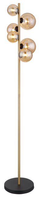 Leroymerlin Lampada Da Terra Riha Dorato H 155cm 6 Luci 350 LUMEN