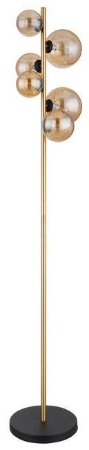 Leroymerlin Lampada Da Terra Riha Dorato H 155cm 6 Luci 350 LUMEN