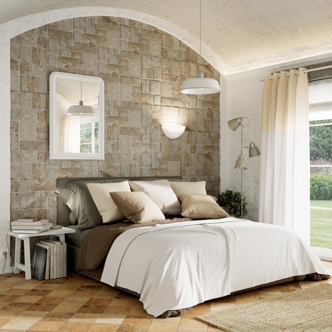 Leroymerlin Lampadario Country Charm Milky Beige E27 INSPIRE