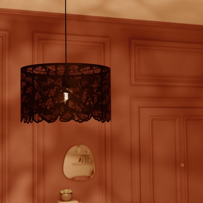 Leroymerlin Lampadario Glamour Marotta Nero E27 INSPIRE