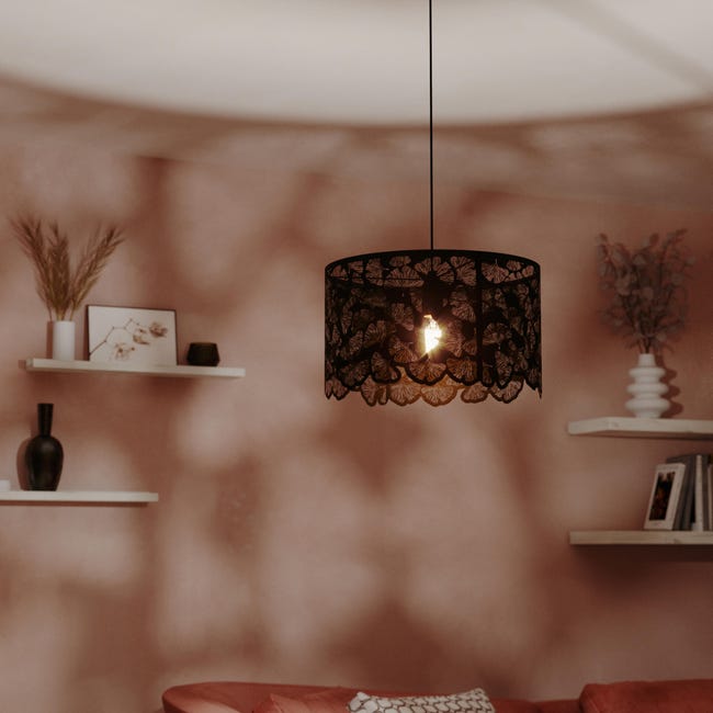 Leroymerlin Lampadario Glamour Marotta Nero E27 INSPIRE