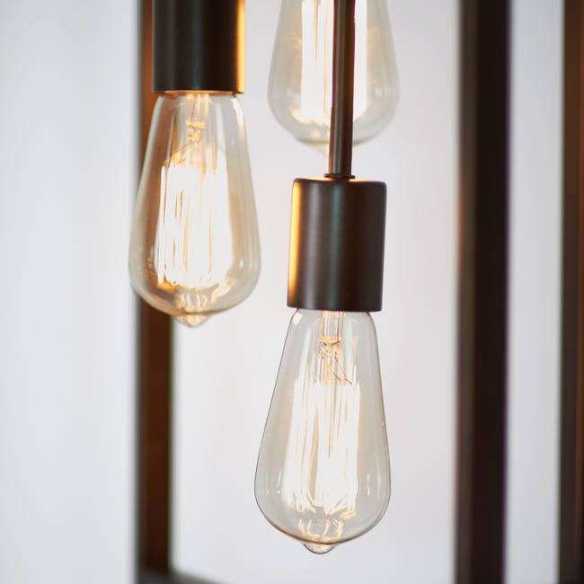 Leroymerlin Lampadario LED Industriale Yale Bronzo 350 Lumen ARTIKA