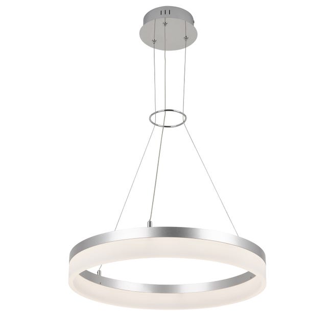 Leroymerlin Lampadario LED Moderno Ring Grigio 1850 Lumen ARTIKA