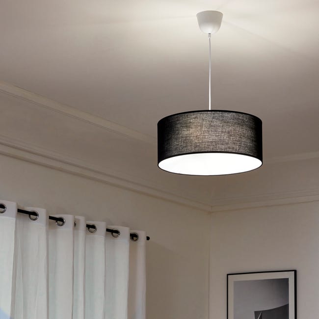 Leroymerlin Lampadario Moderno Sitia nero 3x E27 INSPIRE