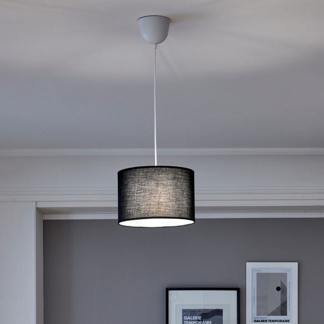 Leroymerlin Lampadario Moderno Sitia nero E27 INSPIRE