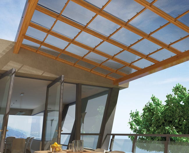 Leroymerlin Lastra In Policarbonato Alveolare Traslucido ONDULINE Onduclair PCMW L 300 Cm X 98 Cm X S 10 Mm