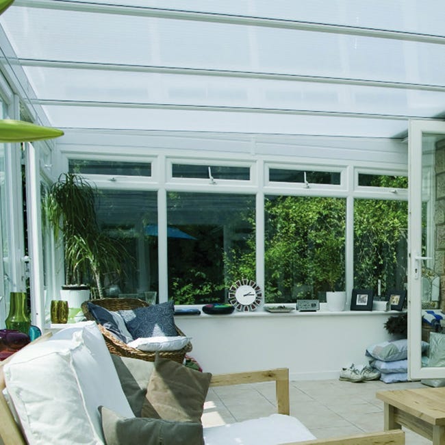 Leroymerlin Lastra In Policarbonato Alveolare Traslucido ONDULINE Onduclair PCMW L 200 Cm X 98 Cm X S 6 Mm