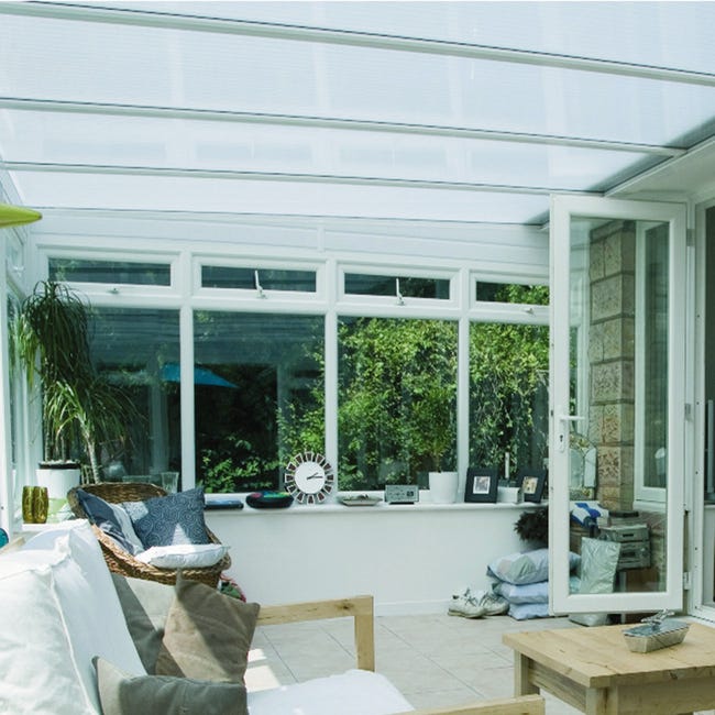 Leroymerlin Lastra In Policarbonato Alveolare Traslucido ONDULINE Onduclair PCMW L 200 Cm X 98 Cm X S 16 Mm