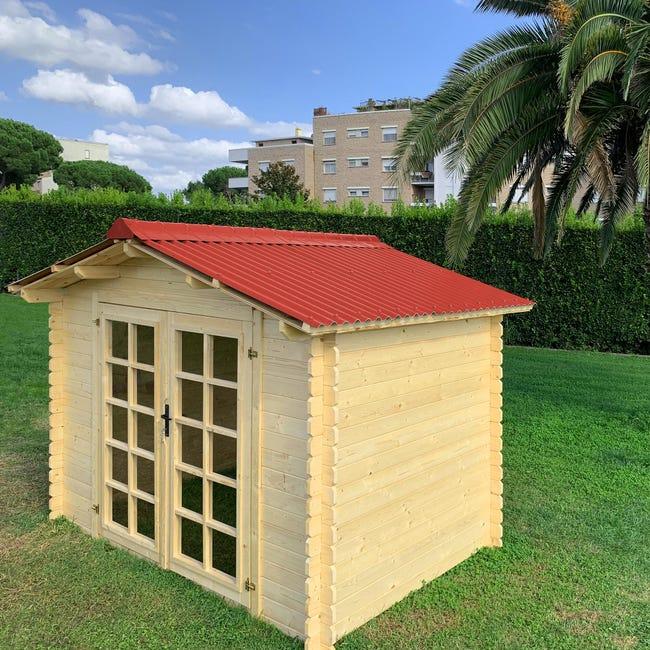 Leroymerlin Lastra Ondulata RENOLIT Ecolina In Pvc Rosso 110 X 300 Cm Sp 1.8 Mm