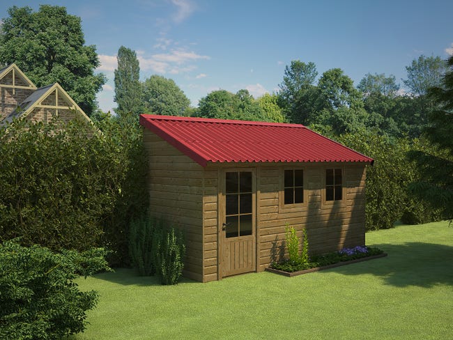 Leroymerlin Lastra Per Tetto Da Esterno Easyfix Compact ONDULINE Fibrobituminosa L 100 X L 82 Cm Sp 2.6 Mm Rosso Intense