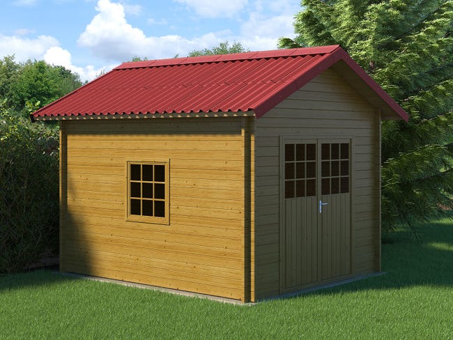 Leroymerlin Lastra Per Tetto Da Esterno Easyfix Compact ONDULINE Fibrobituminosa L 100 X L 82 Cm Sp 2.6 Mm Rosso Intense