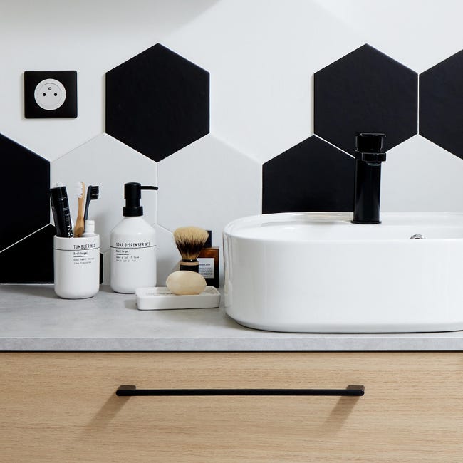 Leroymerlin Lavabo Da Appoggio Remix Rettangolare In Ceramica L 42.9 X P 39.7 X H 16 Cm Bianco