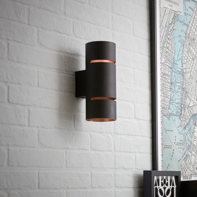 Leroymerlin Applique LED design Tubbo nero INSPIRE