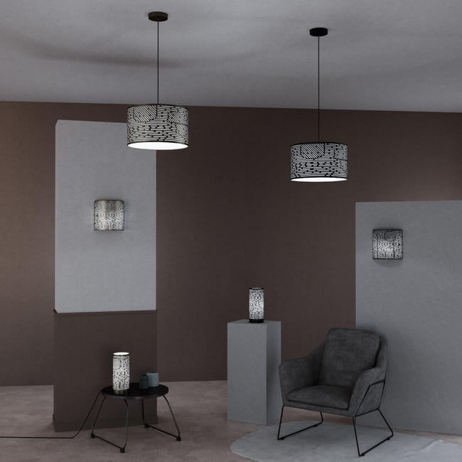 Leroymerlin Applique Moderno Slots Grigio INSPIRE