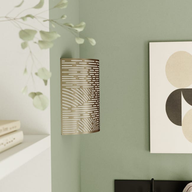 Leroymerlin Applique Moderno Slots Grigio INSPIRE