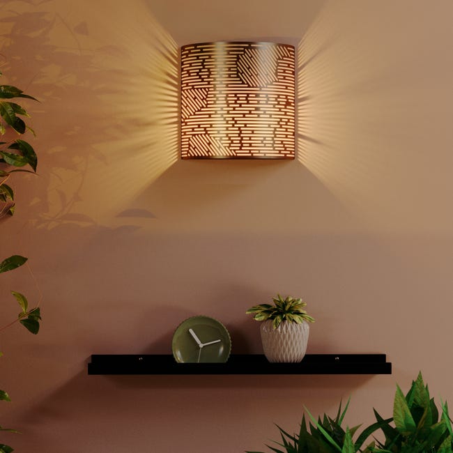 Leroymerlin Applique Moderno Slots Grigio INSPIRE