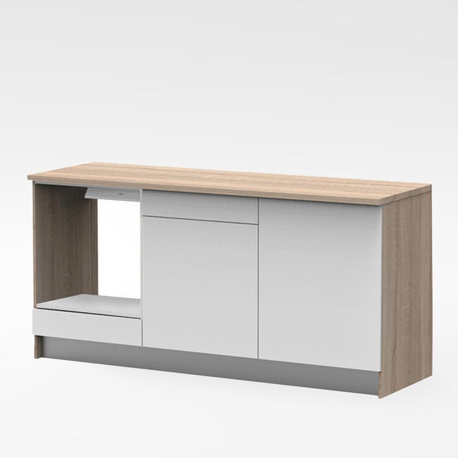 Leroymerlin Base One bianco L 180 x H 89 x P 60 cm