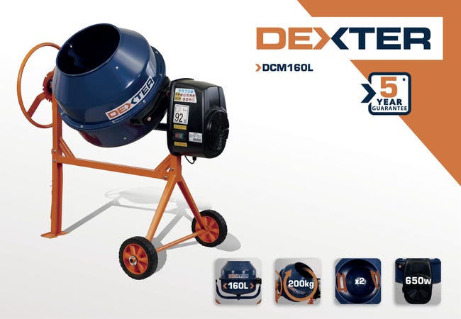 Leroymerlin Betoniera Elettrica DEXTER 160 L