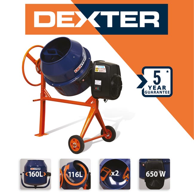 Leroymerlin Betoniera Elettrica DEXTER 160 L