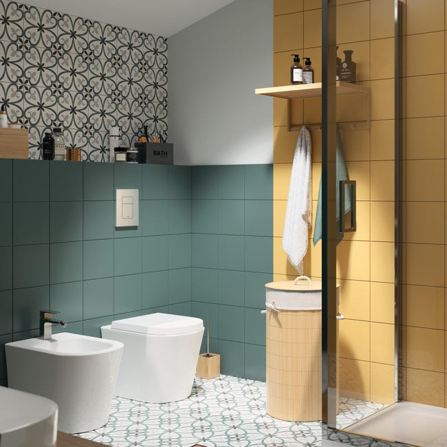 Leroymerlin Bidet Filomuro Neo SENSEA Bianco