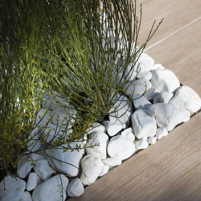 Leroymerlin Ciottolo 25/40 Bianco Carrara 20 Kg