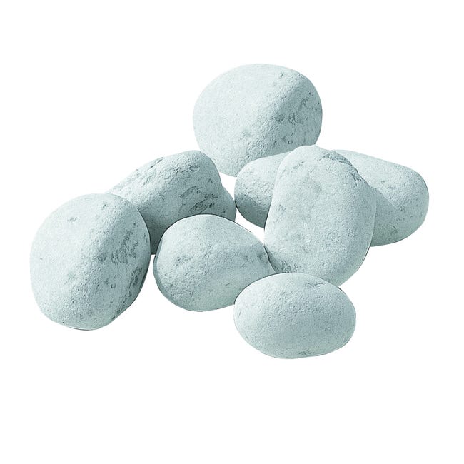 Leroymerlin Ciottolo 40/60 bianco carrara 20 kg