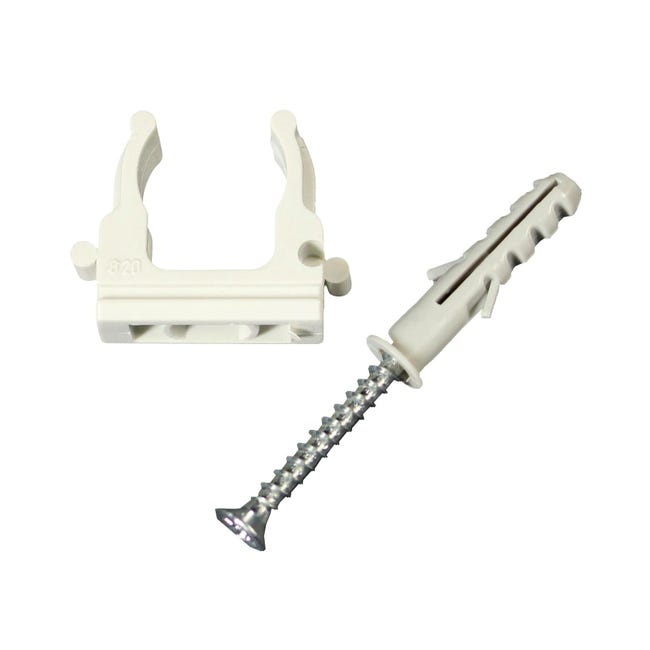 Leroymerlin Clip tubo in pvc Ø 20 mm