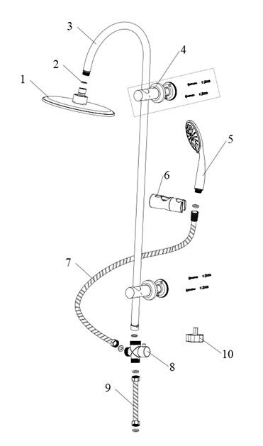 Leroymerlin Colonna Doccia Morinne