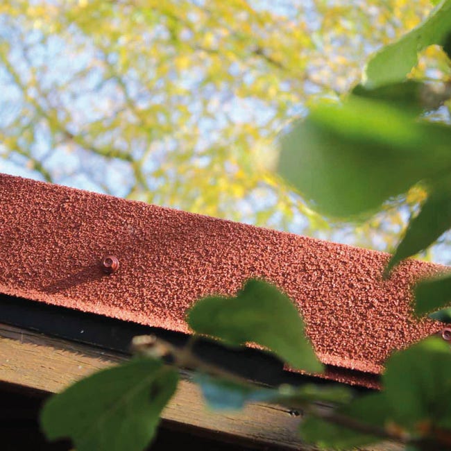 Leroymerlin Fascia In Acciaio IKO Rosso