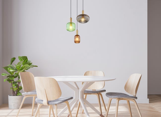 Leroymerlin Lampadario Moderno Normy 3x E27 GLOBO