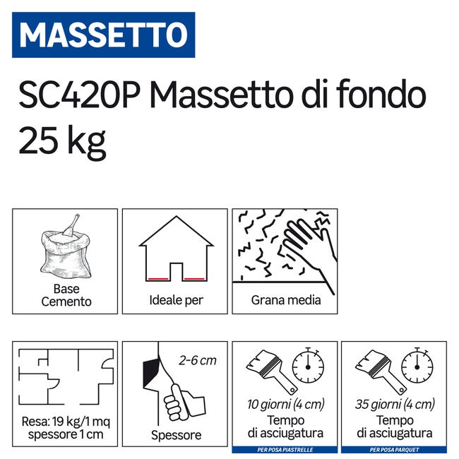 Leroymerlin Massetto FASSA BORTOLO SC420P 25 Kg