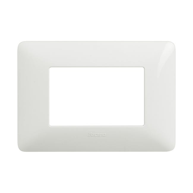 Leroymerlin Placca 3 moduli Matix BTICINO bianco