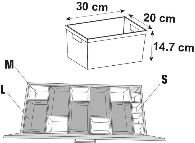 Leroymerlin Portaposate L 20 X P 20 X H 20 Cm