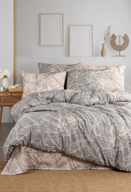 Leroymerlin Set Letto BOTANIK 260 X 240 Cm - Grigio