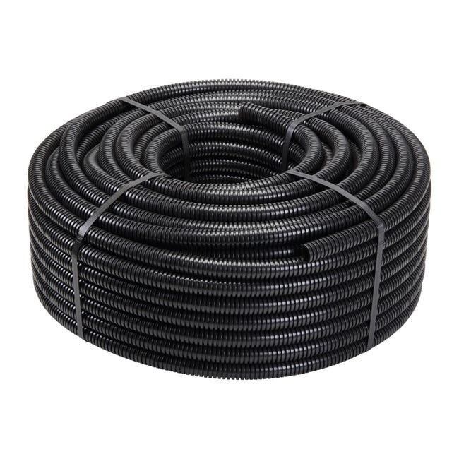 Leroymerlin Tubo corrugato nero Ø 25 mm L 75 m