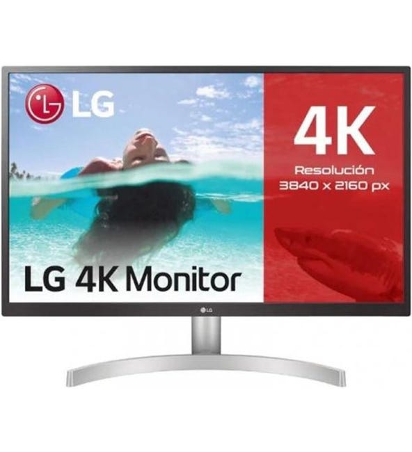 Leroymerlin LG 27UL550P-W monitor computer 68 6 cm (27") 3840 x 2160 Pixel 4K Ultra HD LED Argento