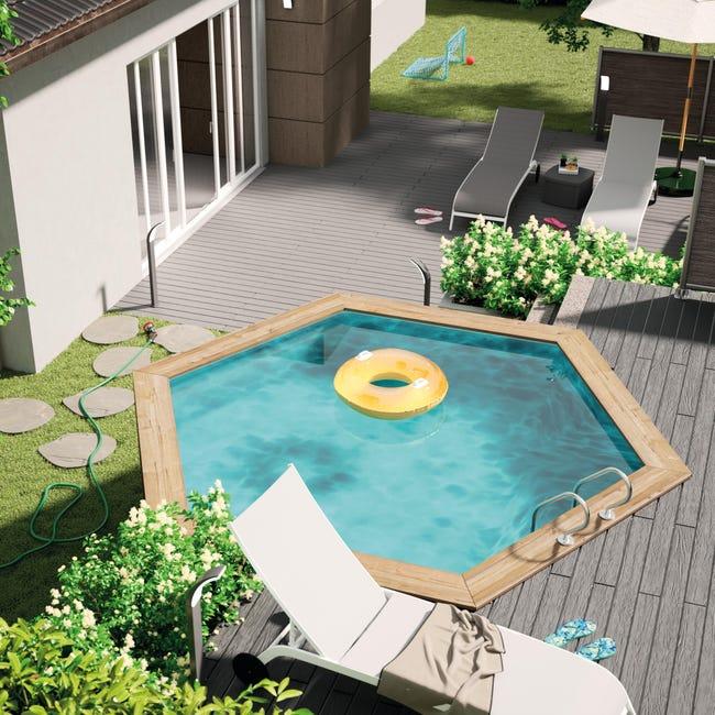 Leroymerlin Listone Da Incastro Ifly In Composito In Bambù E Plastica (bpc) 220 X 14.6 Cm Sp 23 Mm Grigio Antracite