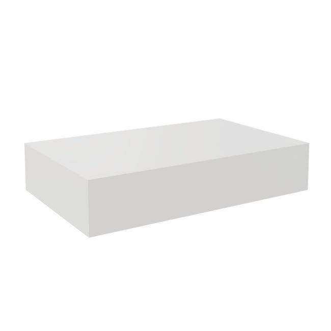 Leroymerlin Mensola a muro Singolo SPACEO cassetto in mdf L 40 x H 8 x P 25 cm bianco