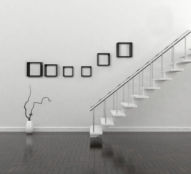 Leroymerlin Mensola A Muro Tris Cubi SPACEO Quadrato In Mdf L 35 X H 35 X P 15.5 Cm Nero 3 Pezzi