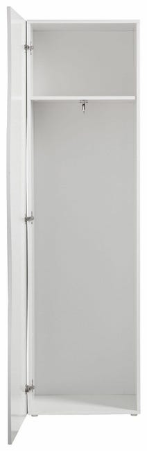 Leroymerlin Mobile Colonna ONDA L 63 X H 187.2 P 40 Cm Bianco Lucido