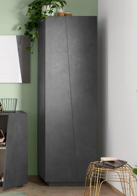 Leroymerlin Mobile colonna VEGA L 60 x H 199.7 P 38 cm grigio ardesia