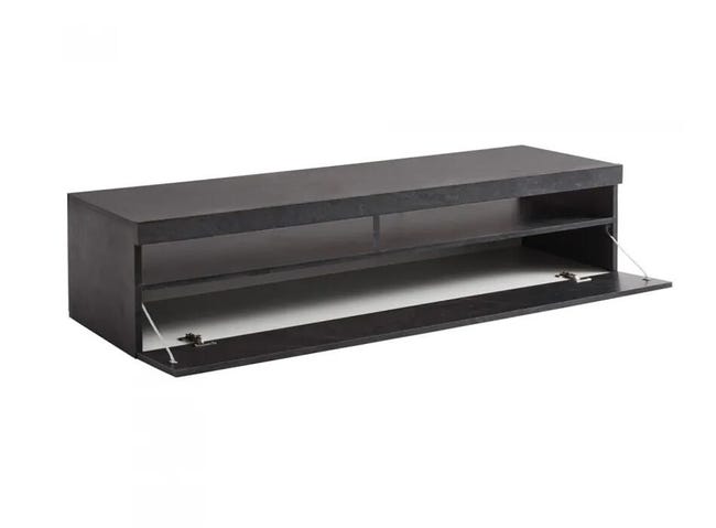 Leroymerlin Mobile Per TV Burrata L 200 X H 36.2 X P 45 Cm Grigio Scuro