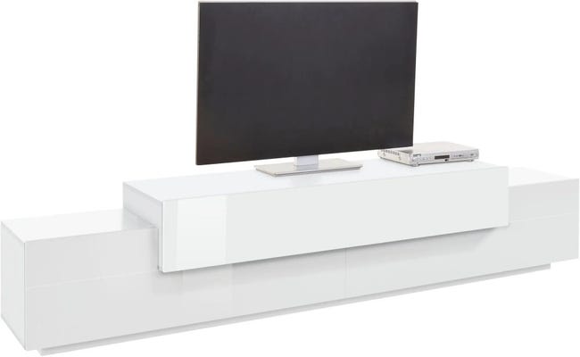 Leroymerlin Mobile Per TV Coro L 240 X H 51.5 X P 45 Cm Bianco