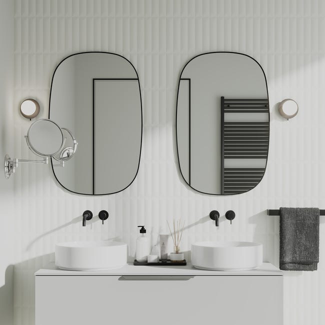 Leroymerlin Mosaico in ceramica BUMP bianco L 31.5 x L 20cm x Sp. 0.0 mm